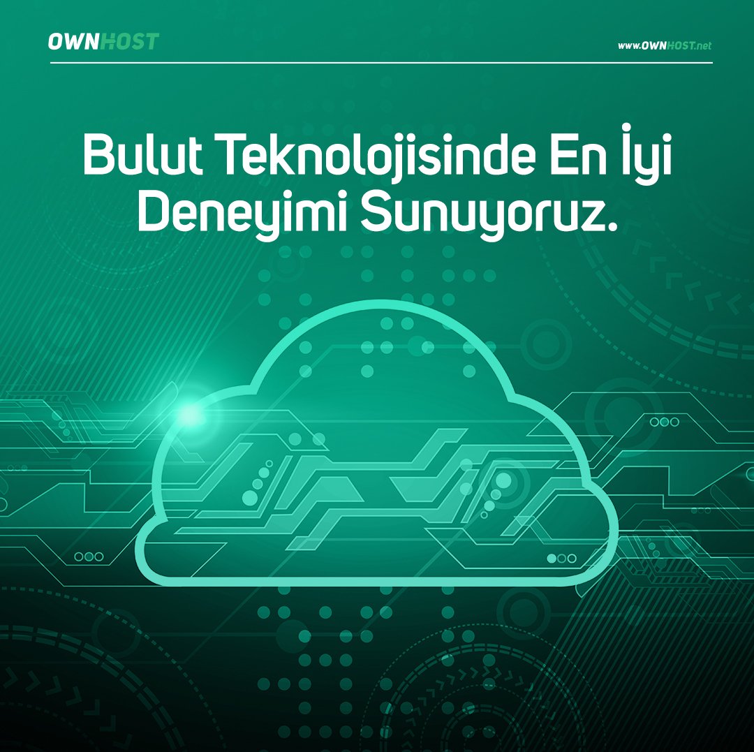 Bulut Teknolojisinde En İyi Deneyimi Sunuyoruz.
#ownhost #verigizliliği #web #server #sunucu