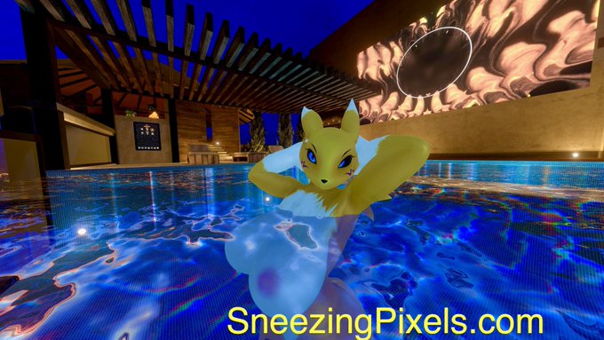 I wonder how many wet kisses I&rsquo;ll get in the pool https://t.co/HXzmepBgVY<a href="/tag/waterpark"class="tags"><span>#waterpark</span></a><a href="/tag/swimmingpool"class="tags"><span>#swimmingpool</span></a><a href="/tag/vr"class="tags"><span>#vr</span></a><a href="/tag/chilloutvr"class="tags"><span>#chilloutvr</span></a>