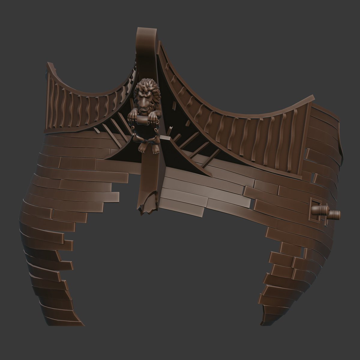 StudioWonder_'s tweet photo. Het duivels scheepswrak van #DeVliegendeHollander nadert langzaam zijn voltooiing! 🦁😈 #Efteling #Roblox #RobloxDevs #StudioWonderRBLX https://t.co/NYXdlf9M7M