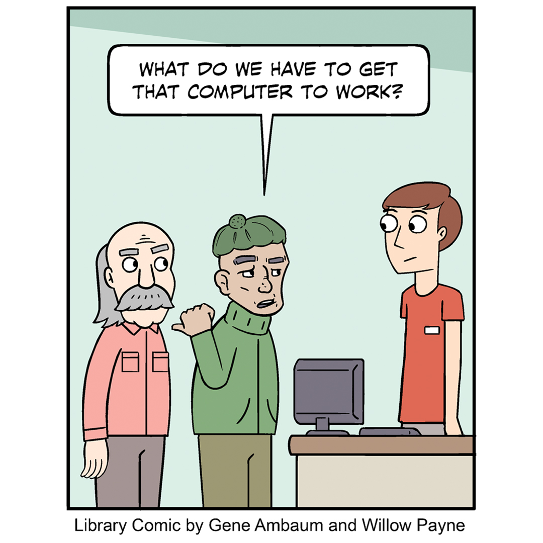 LibraryComic's tweet image. #librarylife