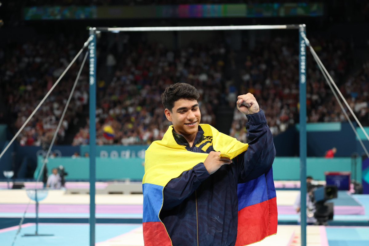 🥈 ¡Una rutina histórica! 🇨🇴 

🥹 Ángel Barajas coloca a Colombia en el medallero de los Juegos Olímpicos. Con 14.533, igualando la puntuación del oro, se convierte en el primer medallista colombiano en #Paris2024. 🏅🇨🇴

#ColombiaEnParis2024