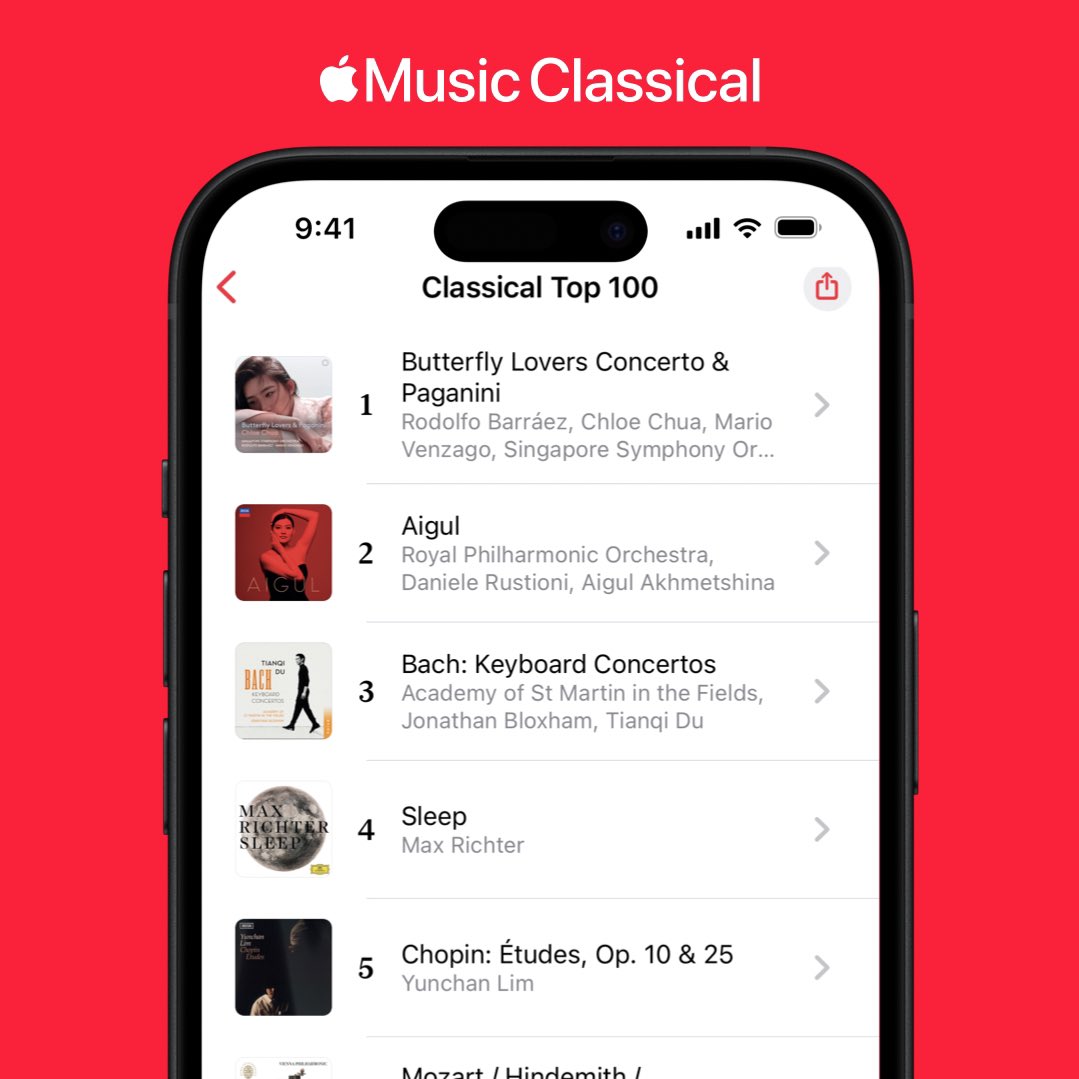 Apple Music Classical tweet media