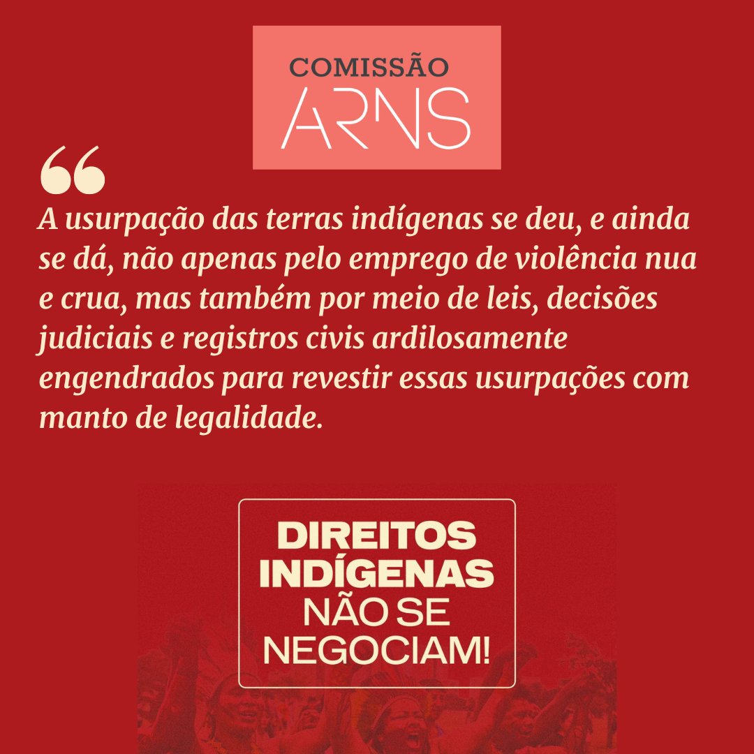 comissaoarns's tweet photo. #DireitosIndígenasNãoSeNegociam #MarcoTemporalNão #DemarcaçãoJá #MobilizaçãoNacionalIndígena https://t.co/ZoT9gnK3rR