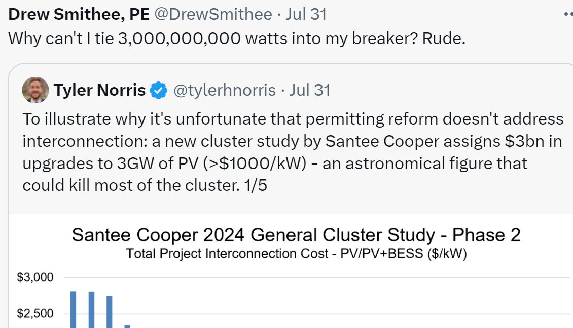 tylerhnorris's tweet photo. To better understand part of the utility culture that’s often biased toward very costly solutions — creating bottlenecks to new generation &amp; otherwise driving up rates — this is as instructive an example as any I’ve encountered. 1/8 https://t.co/eZi7JnID6D