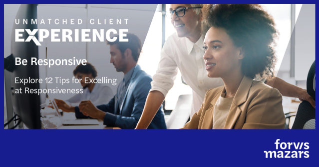 JeffRonsseCPA's tweet photo. We encourage all team members to embrace transparent, clear, and timely communication to set the right expectations and deliver an Unmatched Client Experience. Discover more about our approach to being responsive. https://t.co/tc6XJLew3a https://t.co/dxhfNf1A8W