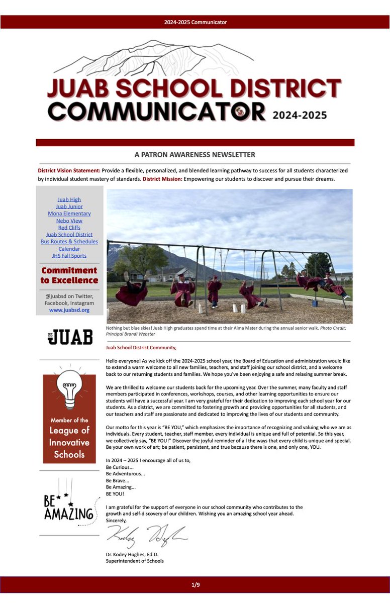 Juab School District tweet media