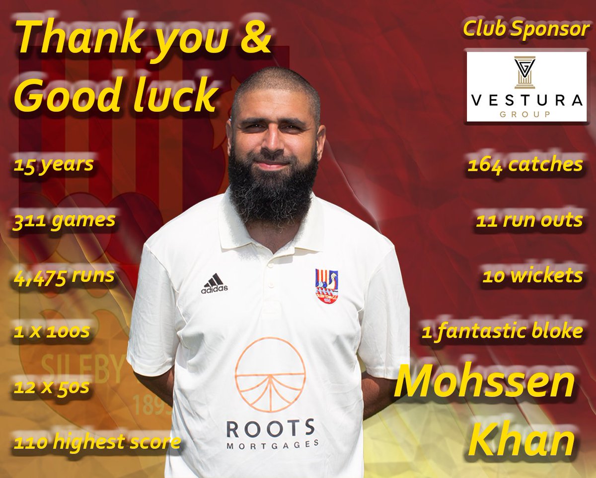 silebytown's tweet photo. Our first player achievement from the weekend is a poignant one as we say goodbye and good luck to Mo Khan as he heads off to a teaching position overseas. After 15 years with us, Mo signed off with an unbeaten 84 in the 3s win over Bitteswell. All the best to you &amp; the family Mo https://t.co/4nre1HSOhu