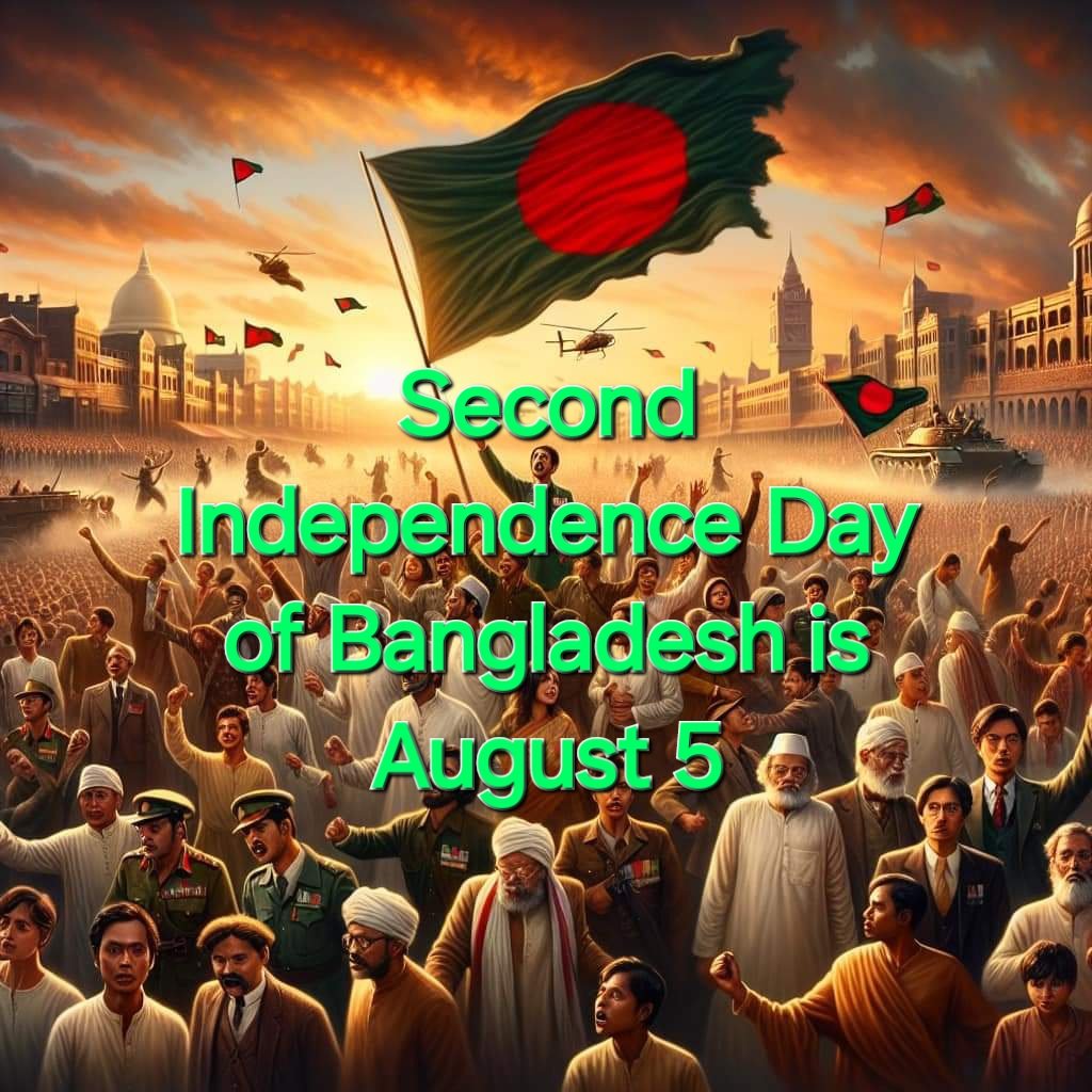 এই স্বাধীনতা যেন মুসলিম, হিন্দু, বৈদ্ধ, খ্রিস্টান সবার জন্য হয়।
সবার প্রতি অনুরোধ সংখ্যালঘুদের ক্ষতি করবেন না তাদেরকে নিরাপত্তা দিন