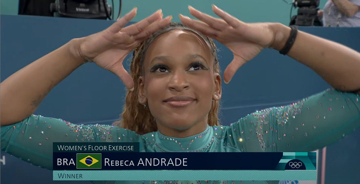 CentralDoBrega's tweet photo. A MAIOR ATLETA OLÍMPICA DA HISTÓRIA DO BRASIL.

REBECA ANDRADE

RAINHA. 👑🏅🇧🇷 https://t.co/IDZSd9uwcl