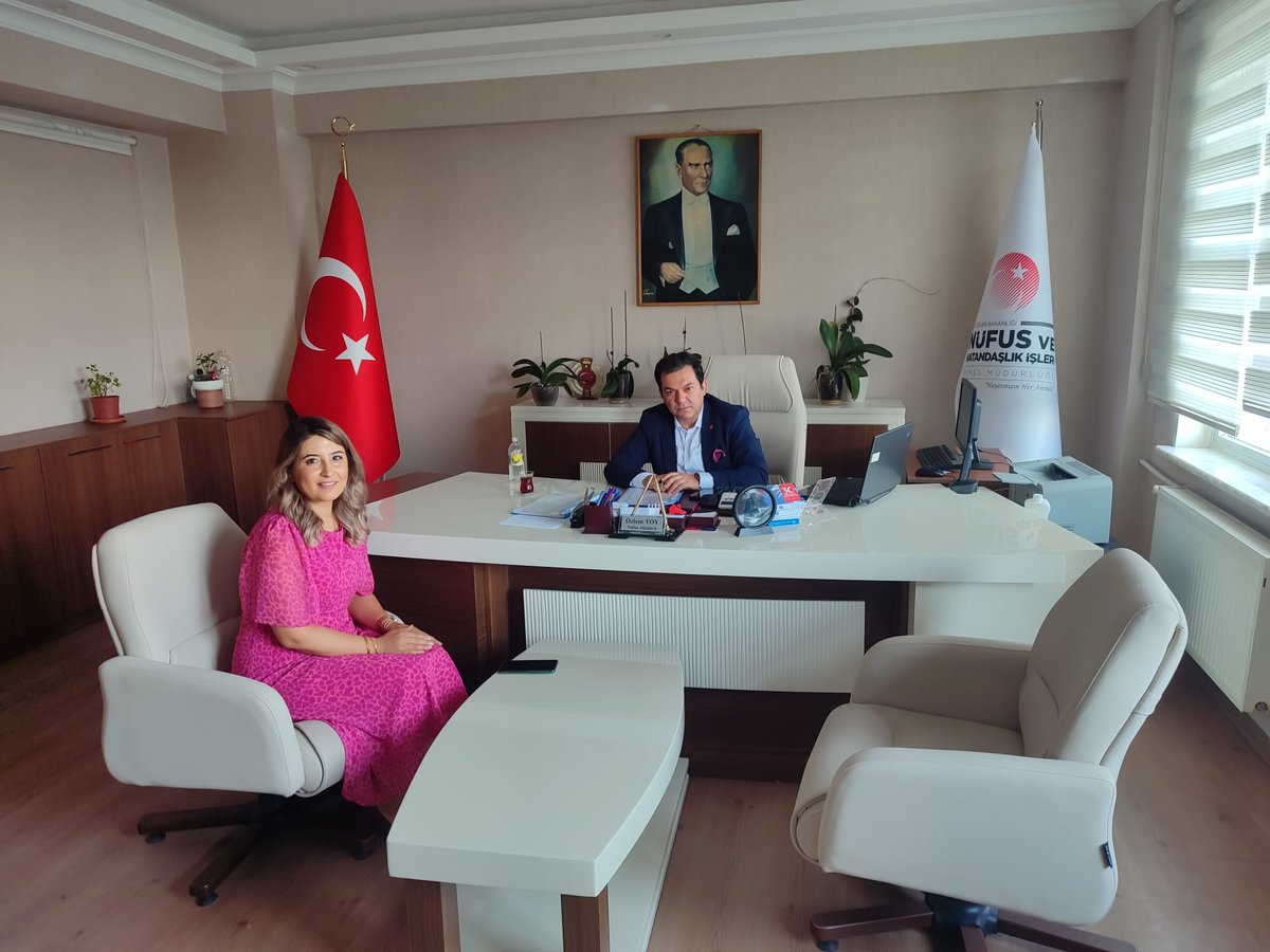 Kaymakamımız Sayın Taner Tengir Müdürlüğümüzü ziyaret ederek yapılan iş ve işlemler hakkında bilgi aldı.

Nazik ziyaretlerinden dolayı teşekkür ederiz.
<a href="/Skochisar_Kymkm/">Şereflikoçhisar Kaymakamlığı</a> 
<a href="/tanert42/">Dr. Taner Tengir</a>
<a href="/ankara_il/">Ankara İl Nüfus ve Vatandaşlık Müdürlüğü</a>
@ozlemoguztoy