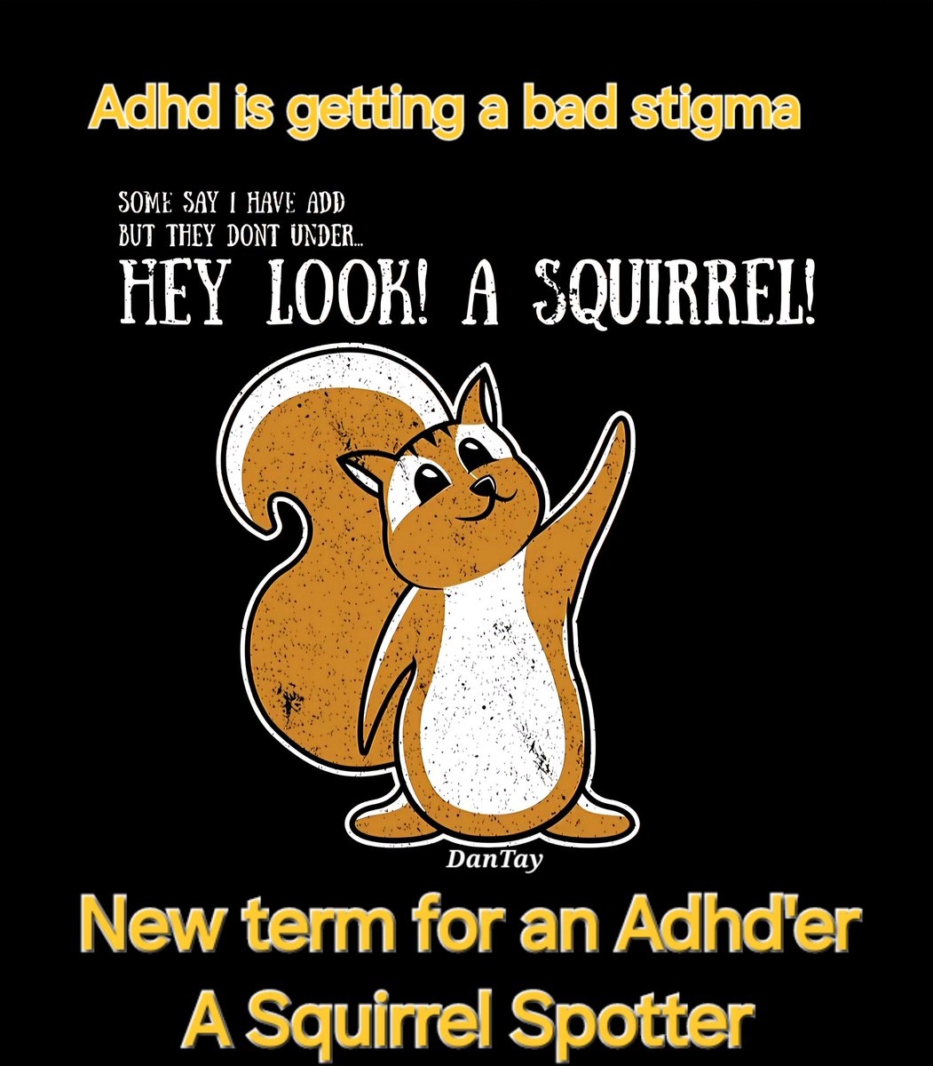 Archaeowegian's tweet image. Adhd'ers, the most gifted squirrel spotters on Earth, even the Great @AttenboroughSir has nothing on our Superhero - ninja - jedi squirrel spotting skills. 😉💪❤️

 #adhd #adhdawareness #adhdmemes #adhdproblems #adhdsupport