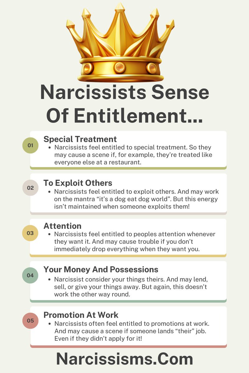 JonRhodesUK's tweet image. Did your narcissist feel entitled to more than everyone else?

#narcissist #narcissistentitlement #entitled #entitlednarcissist #senseofentitlement
