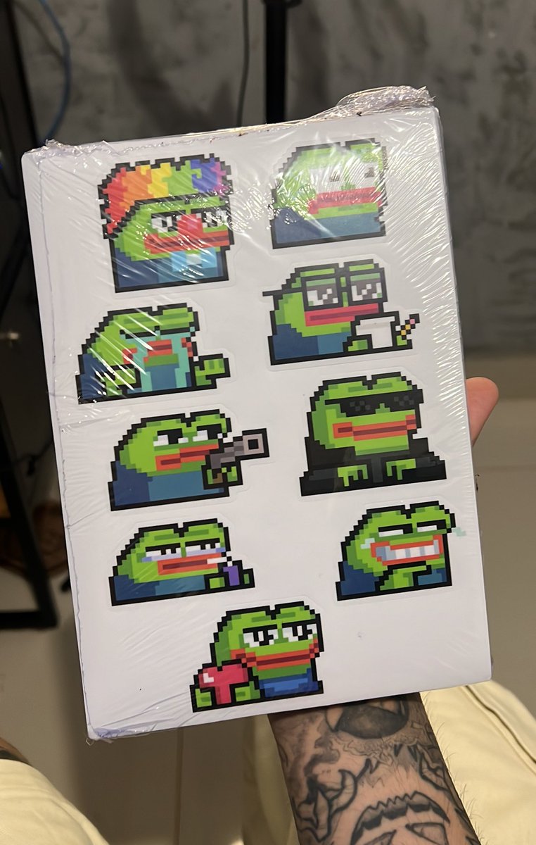 new stickers 🐸