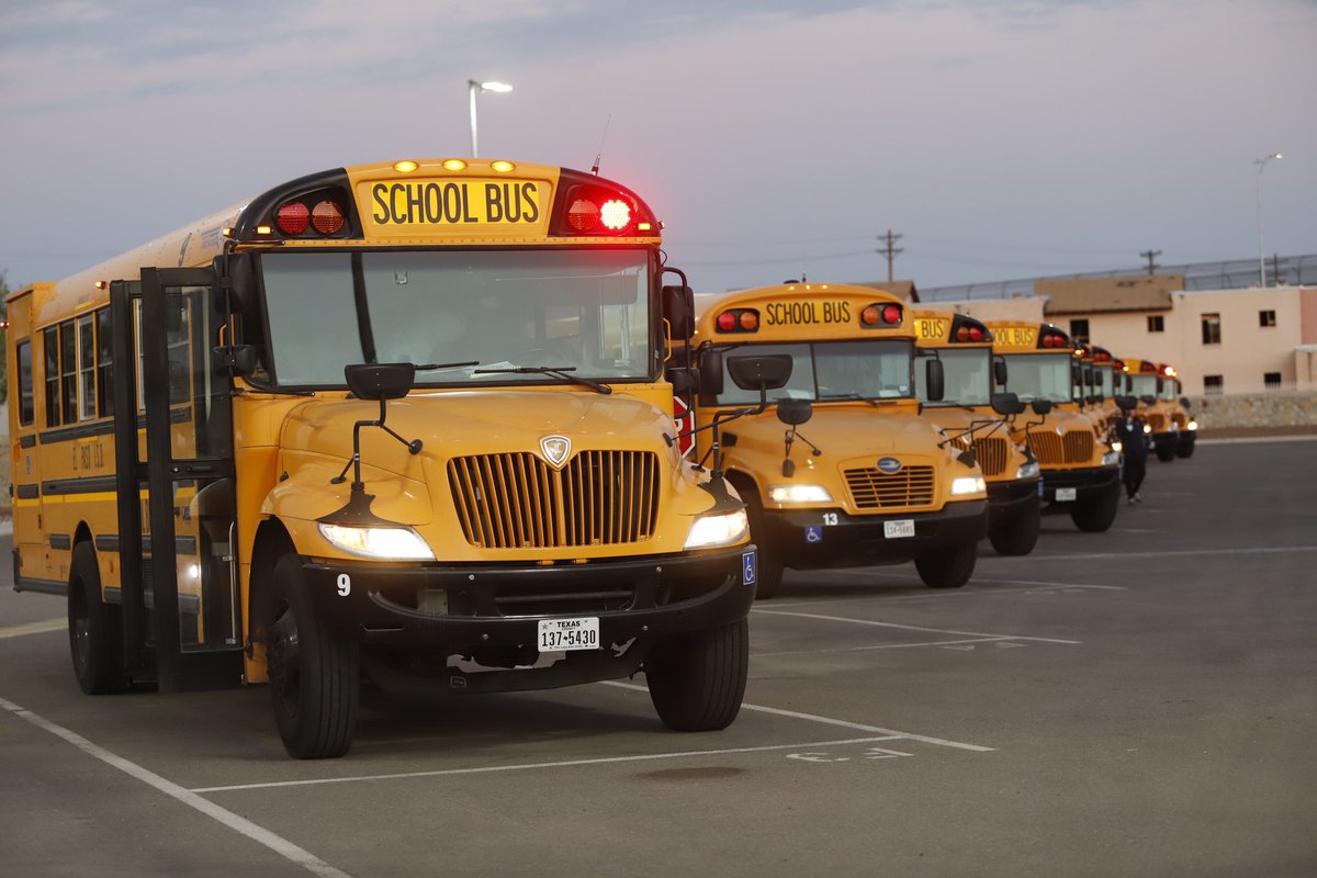 ELPASO_ISD's tweet photo. 🌟 RISE AND SHINE, EL PASO ISD! 🌟 

Our incredible bus drivers are revved up and ready to roll into the new school year with Superintendent Diana Sayavedra!📚 Let’s make this year unforgettable!🌟 
 
#ItStartsWithUs #EPISDFirstDay24 https://t.co/YNbQE9gfrU
