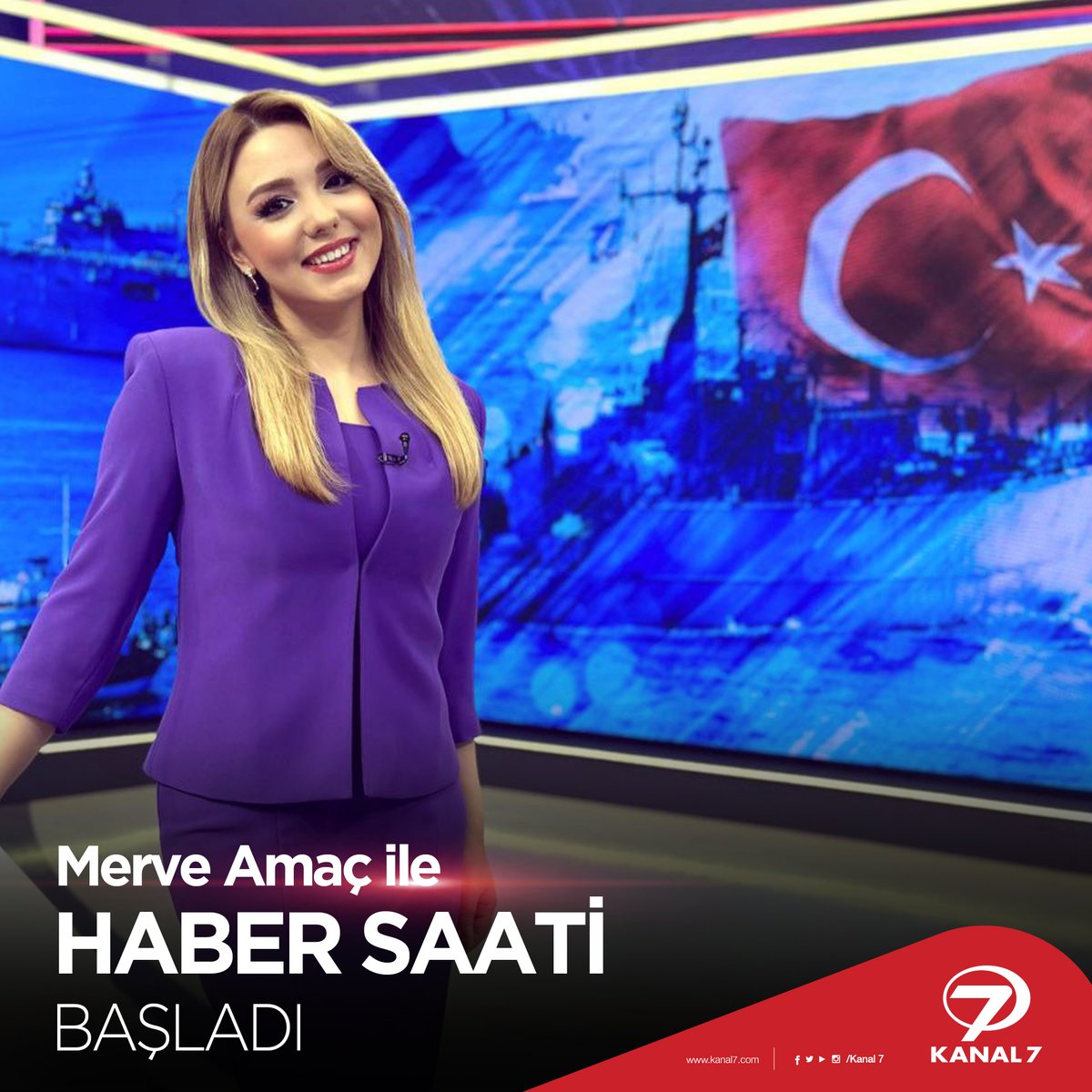kanal7's tweet photo. Şeffaf ve doğru haberciliğin adresi Kanal 7 Haber Saati başladı! 📺 📺

Tabii ki Merve Amaç’ın sunumuyla 🌸

@merveamacc #haber #gündem #haberler #kanal7 #sondakika #sondakikahaber #sıcakgelişme #kanal7haber #habersaati #anahaber https://t.co/26UfyfPRUM