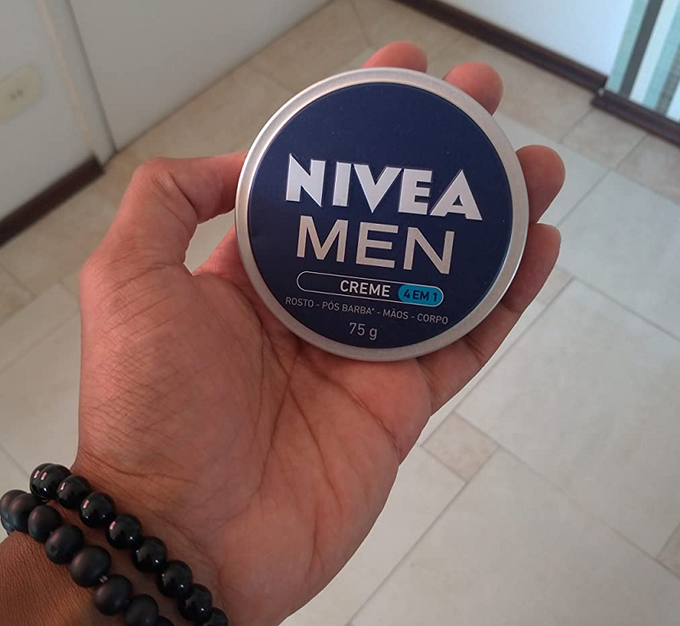 NIVEA MEN Creme 4 em 1 75g – Hidratação intensa, evita ressecamento, com vitamina E, textura creme, rápida absorção