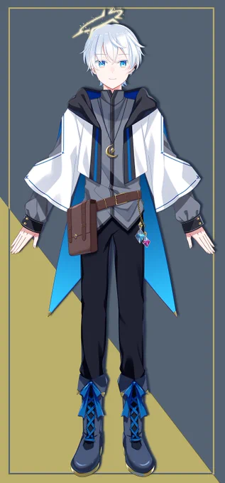 【お知らせ】 『夜月イオ』さんのキャラデザとお仕立てを担当させていただきました! まだ準備中なので、気になる方は今のうちにチェック! 応援よろしくお願いいたします