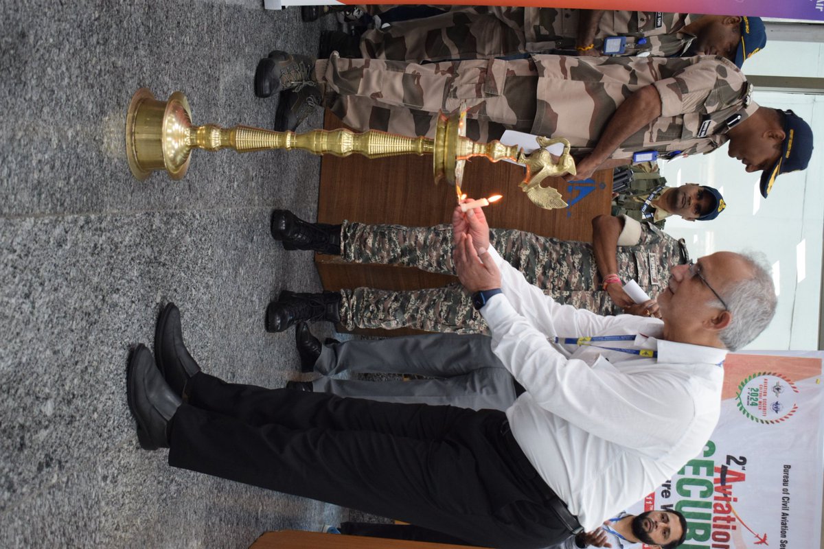 SrinagarAirport's tweet image. AAI is observing Aviation Security Culture Week 2024 from 05th to 11th August’24. Today, at Srinagar Airport, Sh. Javed Anjum, APD SXR administered the Pledge to Officials of AAI as well as from various agencies marking the commencement of #ASCWeek 2024.
@MoCA_GoI @AAI_Official