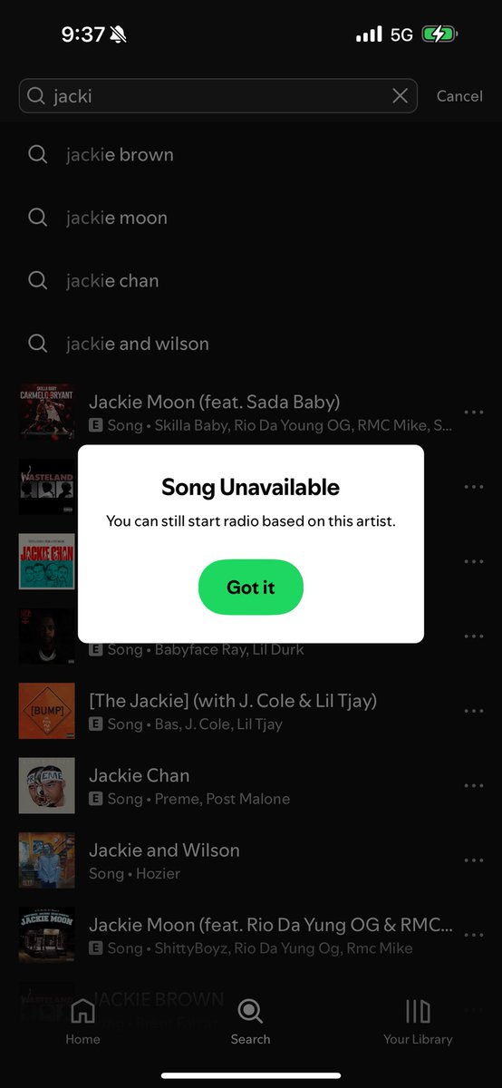 bryynneewing's tweet photo. @_Skillababy @SkubaBaby why is jackie moon not on spotify anymore 😭😭😭 https://t.co/ealptAV99A