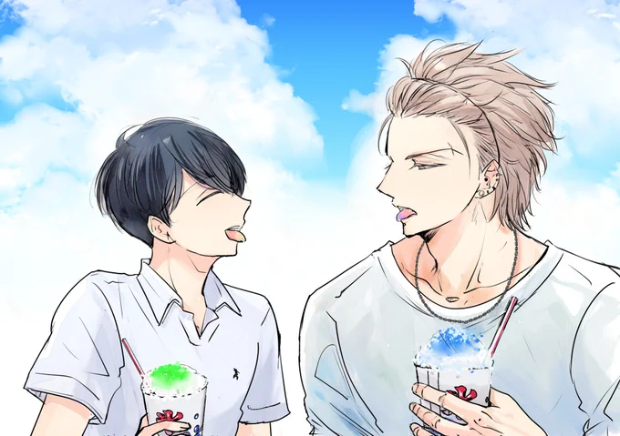 キスの味は 

 無口ヤンキー×優等生  
 #創作BL  #あっくんとまーくん 