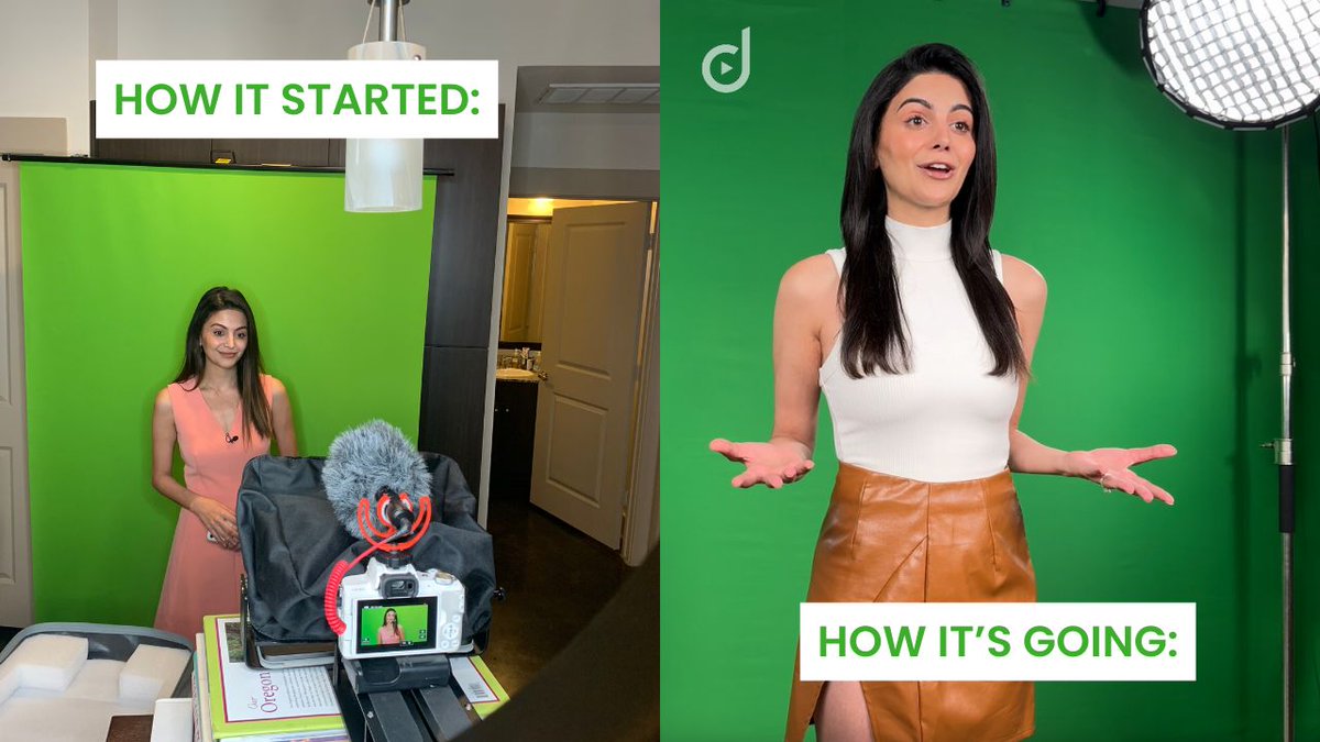 Kezhal Dashti (@kezhaldashti) on Twitter photo .<a href="/DashtiMediaCo/">DashtiMedia</a> started out with a collapsible green screen in my one bedroom apartment three years ago, and today we have a full-fledged studio with multiple natural background options for our clients.
So proud of how far we've come.
Entrepreneurship was never on my radar, but .<a href="/DashtiMediaCo/">DashtiMedia</a> started out with a collapsible green screen in my one bedroom apartment three years ago, and today we have a full-fledged studio with multiple natural background options for our clients.
So proud of how far we've come.
Entrepreneurship was never on my radar, but