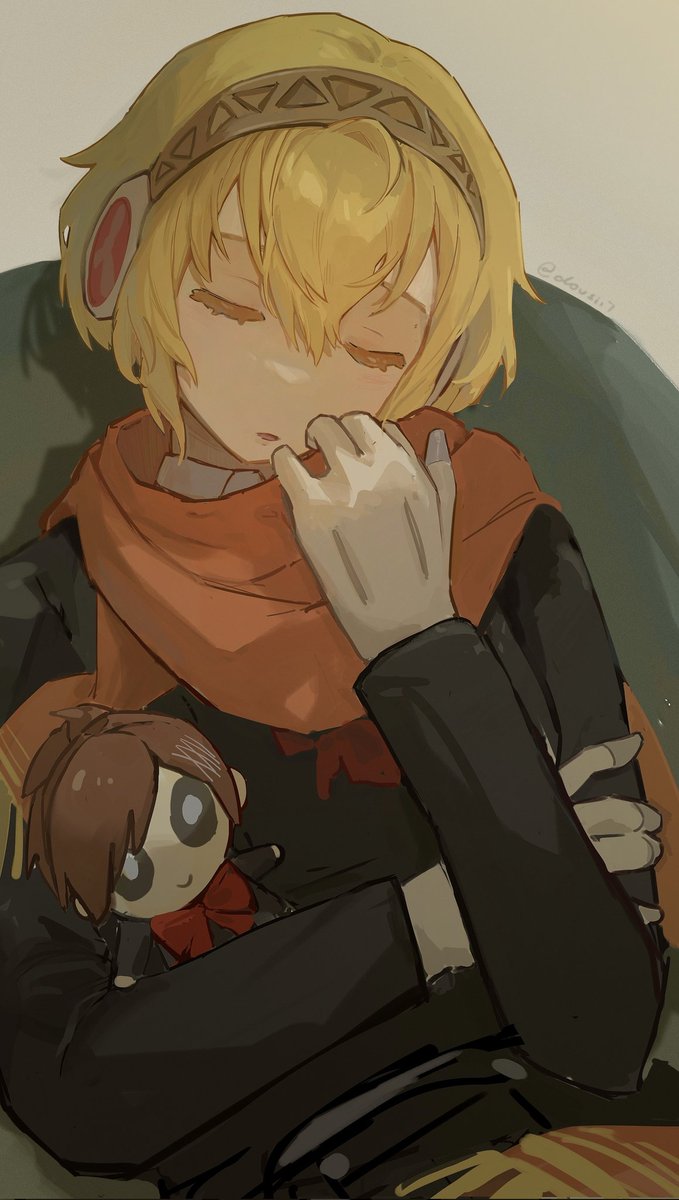 dousi17's tweet photo. #P3P #Aigis Her scarf https://t.co/bZheAbDei0