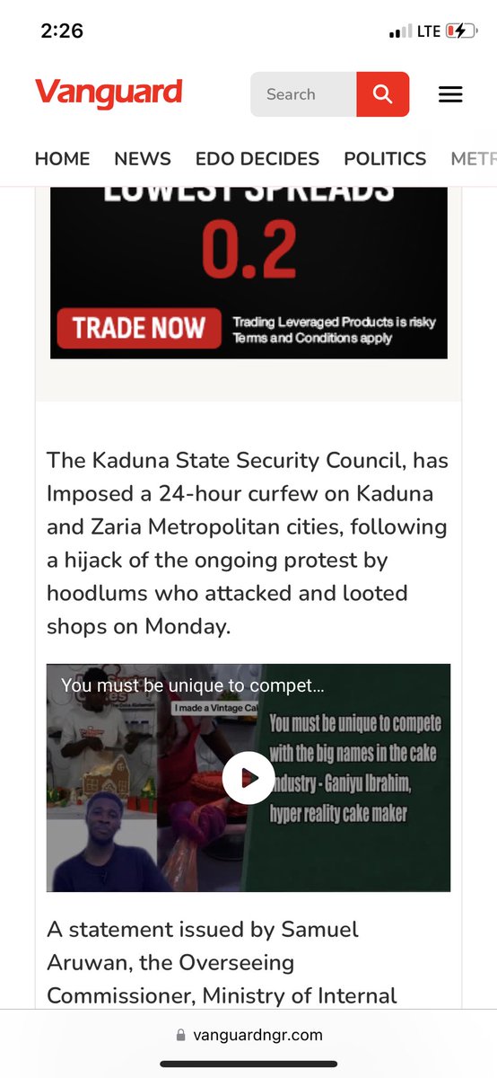 joseph_AOD's tweet photo. 24 hour Curfew in kaduna, share to inform someone

#EndBadGovernance 
#EndBackGovernanceProtest 
#EndBadGovernaceInNigeria https://t.co/NkcrIcZEdF