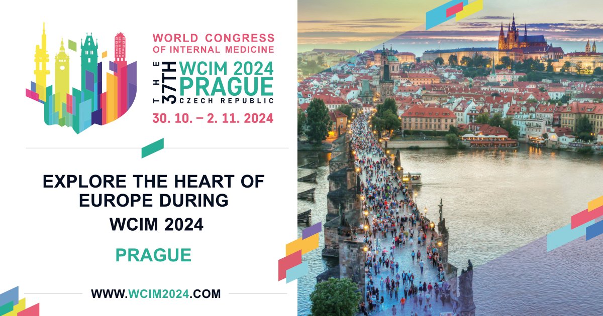 🌍 Explore the Heart of Europe at #WCIM2024 in #Prague! ✨
🏰 From wandering through the charming cobbled streets to admiring the stunning architecture of the Old Town, Prague offers a perfect backdrop for both learning and leisure. 
#TravelForMedicine #ExplorePrague