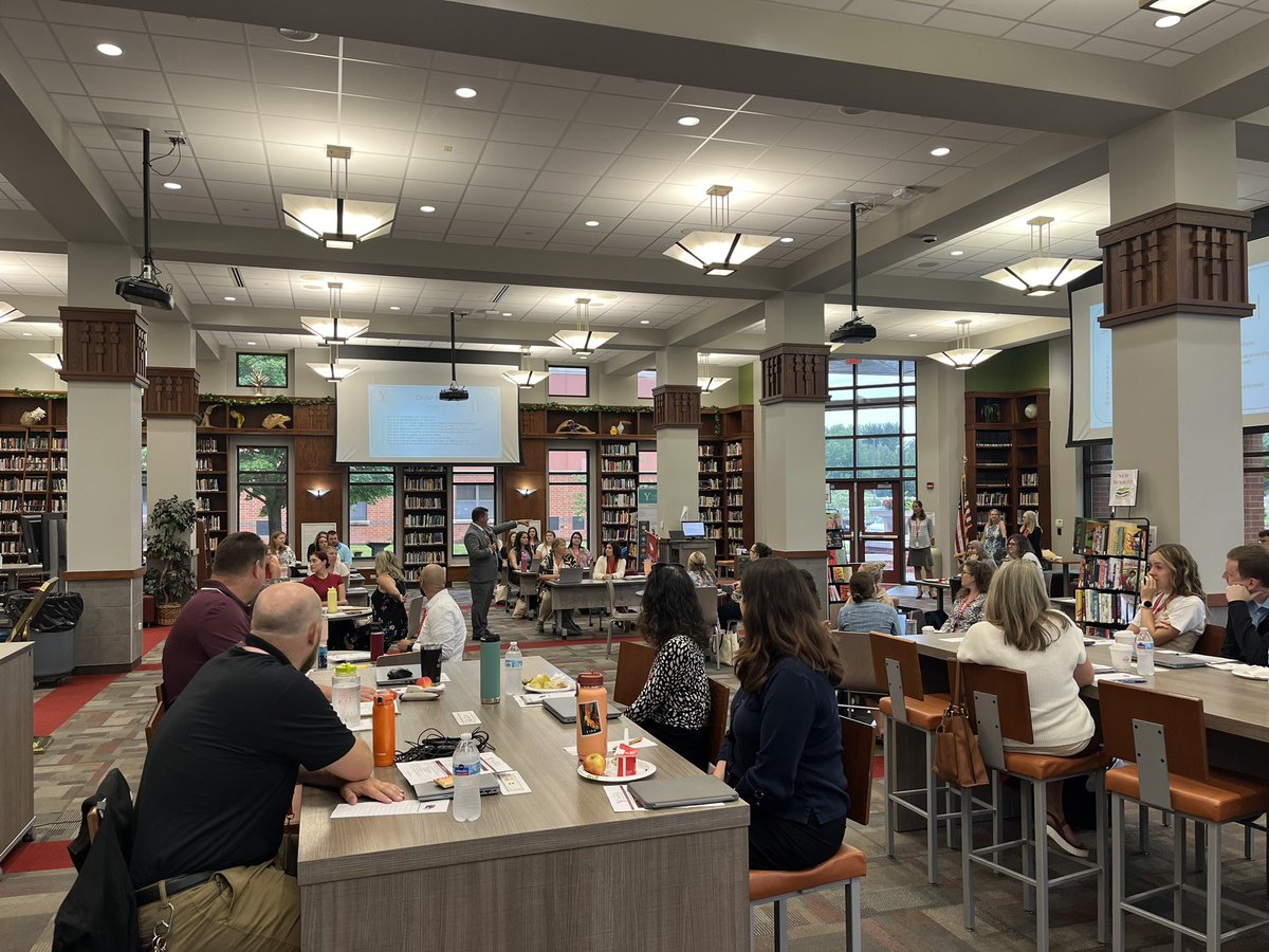 New Teacher Orientation! One of my favorite events of the year. New Energy, New Opportunities, New Year!! <a href="/Yorkville115/">Yorkville Community Unit School District 115</a> #WeAreYorkville