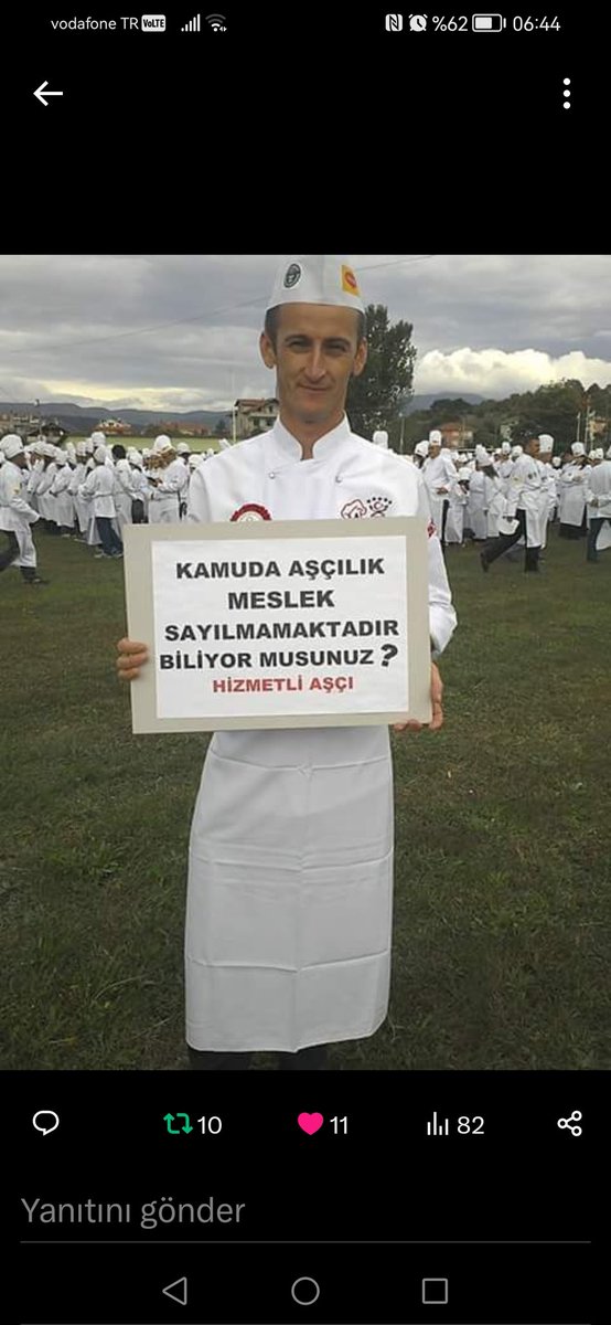 <a href="/RTEdijital/">Erdoğan Dijital Medya</a> <a href="/RTErdogan/">Recep Tayyip Erdoğan</a> Meslek erbabından hizmetli olmaz #kamuascilaridernegi <a href="/isikhanvedat/">Prof. Dr. Vedat Işıkhan</a> <a href="/TurkesGuney/">Türkeş Güney</a> <a href="/_aliyalcin_/">Ali YALÇIN</a> #YardımcıHizmetlerSınıfı #kamuascilardernegi