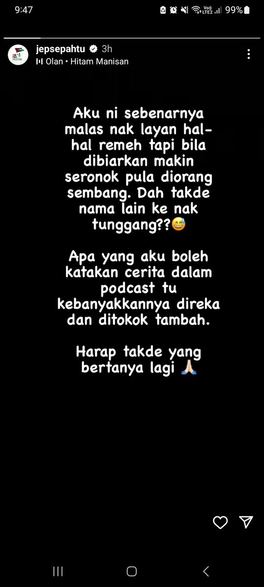 Tak pasti part mana jep sepahtu marah, harap baik baik sahaja mereka