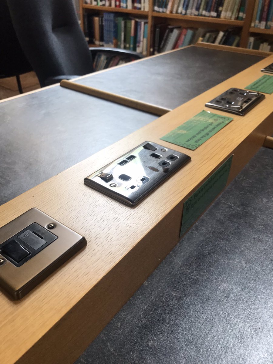 USB port plug sockets have finally arrived in the Library!