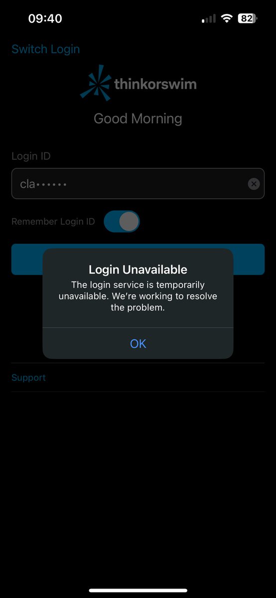 MoarAlpha's tweet photo. @CharlesSchwab @tdamerinot a good thing when you can not log in to your account and the market is down a million point. #fail https://t.co/aERAiHZTiV