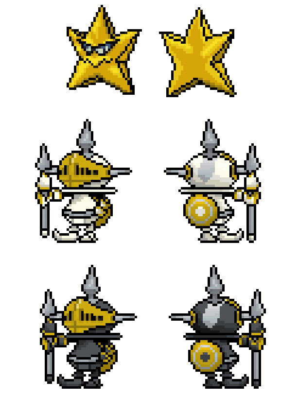 otro_jorch's tweet photo. Making some child sprites fast, in order to complete all the child Digimon battlers. 
I might rework them in the future. Right now I need quantity, not quality

#Starmon #PawnChessmon #VITALBRACELET #pixelart #DigimonStoryOlympusXII #fanart #デジモン #fangame #Digimon https://t.co/eXjwJig5sk