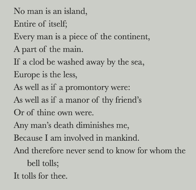 John Donne. 1624.