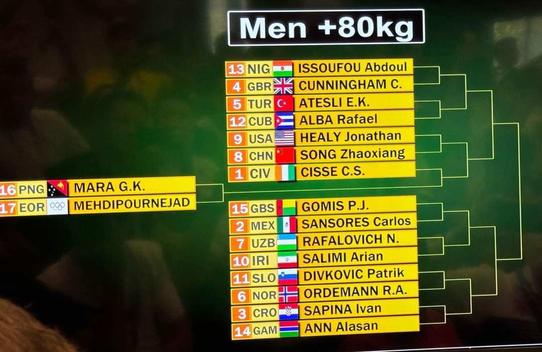 femextkdoficial's tweet photo. Gráficas listas para las competencias de #Taekwondo en los Juegos Olímpicos de #Paris2024    

Daniela Souza se medirá en 8vos de final a Ikram Dhahri de Túnez (7 de agosto)

Carlos Sansores enfrentará en 8vos de fiķnal a Paivou Johnouario Gomis de Guinea-Bisáu (10 de agosto) https://t.co/IZ2fMBO24h