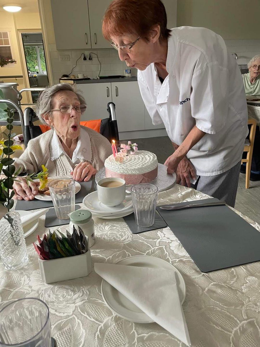 Maisie Birthday at the weekend. 98 years. Happy birthday from us all
