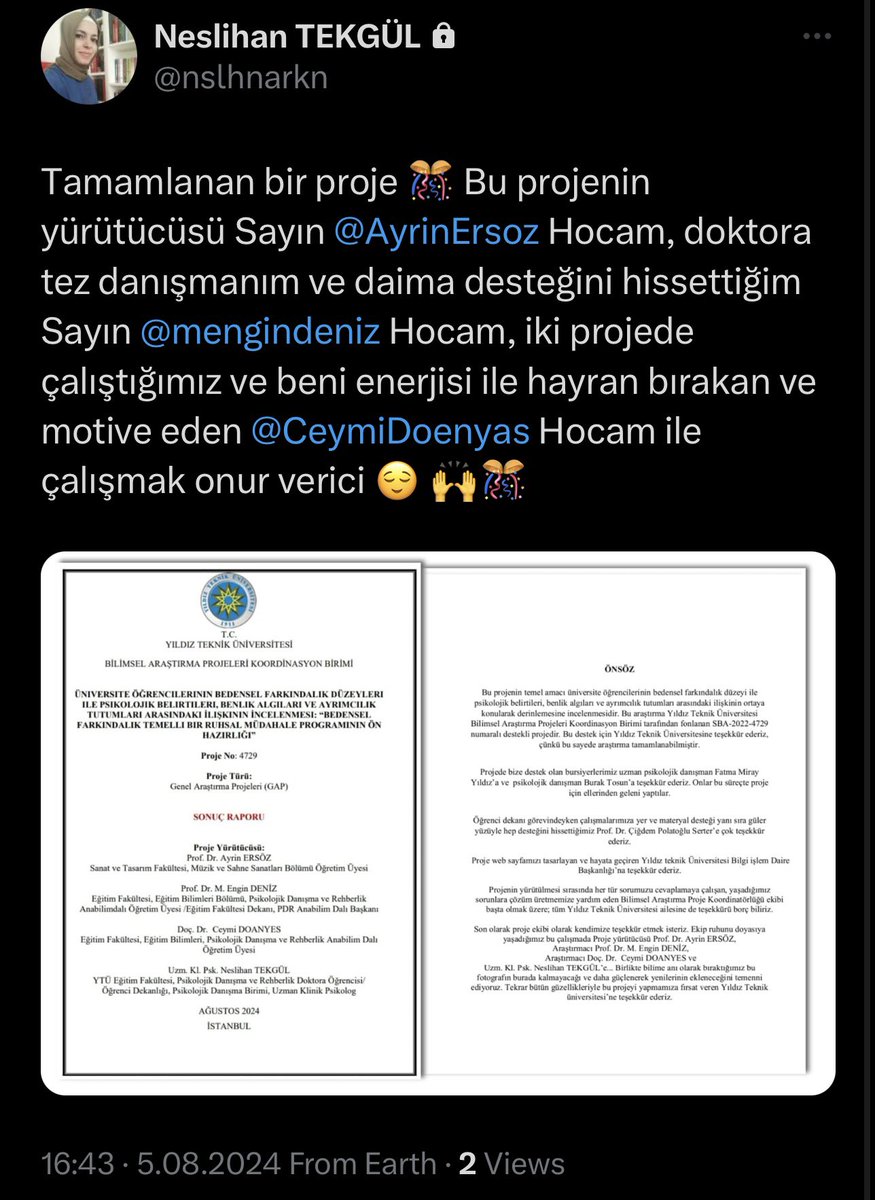 Neslihancım güzel sözlerin için çok teşekkür ederim, çok naziksin ☺️🙏🏻 emeklerine sağlık, bu değerli projenin ruh sağlığını iyileştirme konusundaki çalışmalara yol göstermesi dileklerimle 😇  <a href="/nslhnarkn/">Dr. Neslihan TEKGÜL</a> <a href="/AyrinErsoz/">Ayrin Ersoz</a> <a href="/mengindeniz/">Prof. Dr. Mehmet Engin DENİZ</a> 🧿✨
