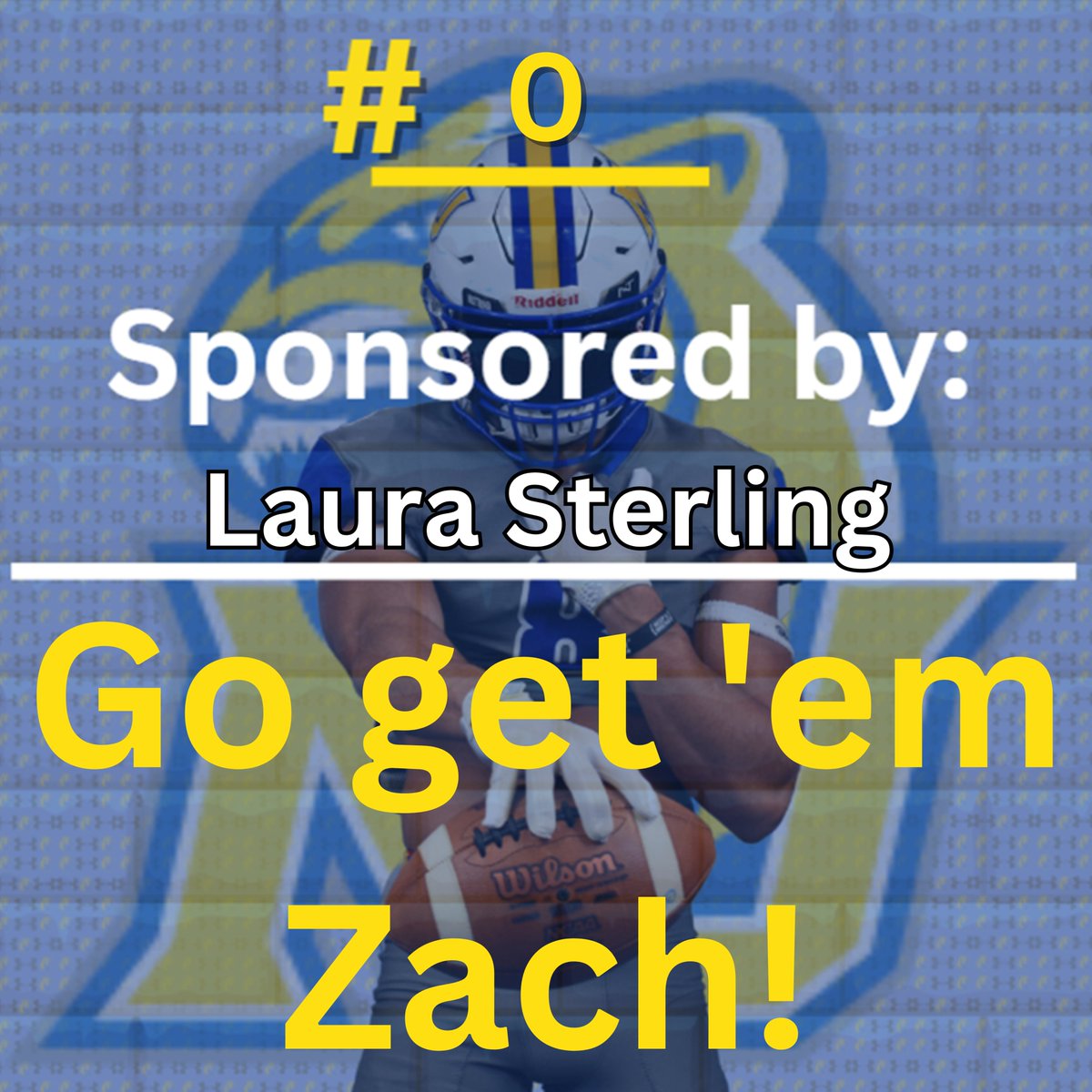 Misericordia University Football (@mucougarsfb) on Twitter photo Thank you to Laura Sterling for your sponsorship of JR DL #0 Zach Anspach (<a href="/AnspachZach/">Zach Anspach</a>)
If you are interested in sponsoring a Jersey click HERE⬇️ Misericordia Football Jersey Sponsorship misericordia.edu/football-jerse… Thank you to Laura Sterling for your sponsorship of JR DL #0 Zach Anspach (<a href="/AnspachZach/">Zach Anspach</a>)
If you are interested in sponsoring a Jersey click HERE⬇️ Misericordia Football Jersey Sponsorship misericordia.edu/football-jerse…