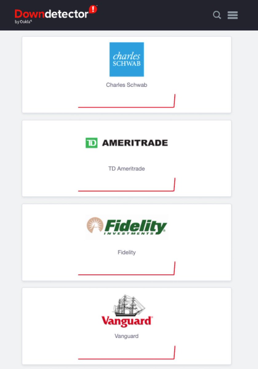 TheInsiderPaper's tweet photo. BREAKING - Multiple brokerages down and are reporting errors amid markets crash https://t.co/20KZ8TaBst