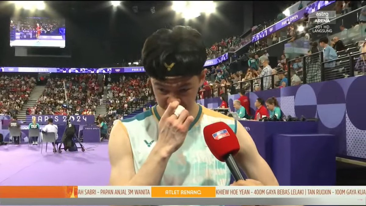 craigansibin's tweet photo. "I came this far, you know what is happening. Every morning saya wake up nampak macam2 news "

"I was wondering apa saya buat salah."

"Saya keep silent, saya akan prove to them."

#Paris2024 #Badminton