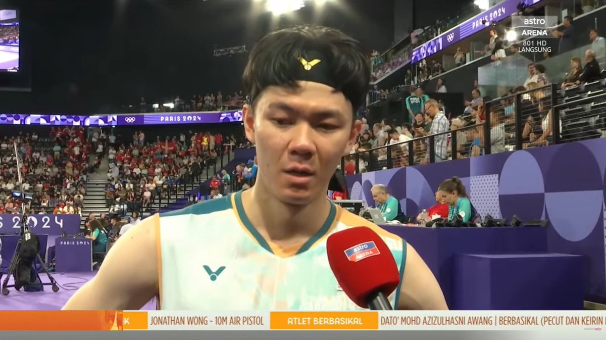 "I came this far, you know what is happening. Every morning saya wake up nampak macam2 news "

"I was wondering apa saya buat salah."

"Saya keep silent, saya akan prove to them."

#Paris2024 #Badminton