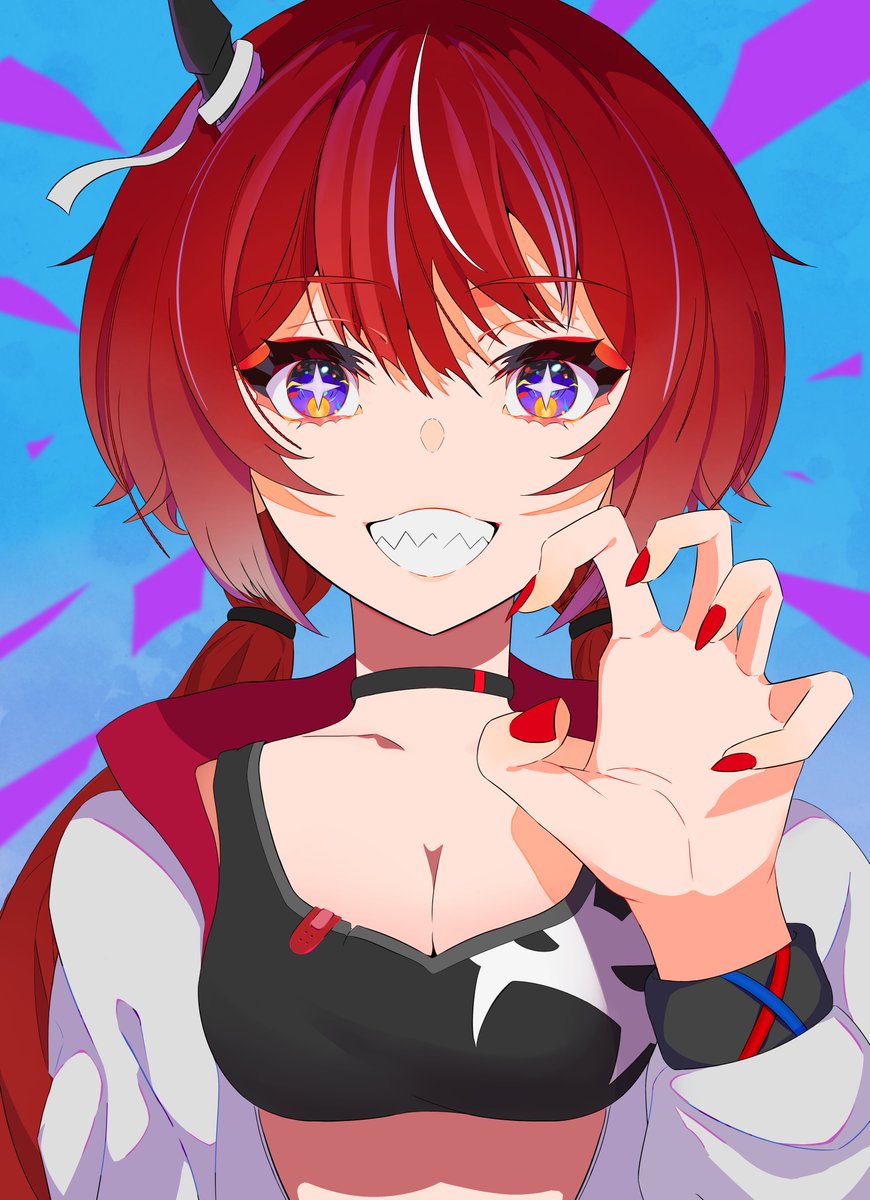 reshat_x's tweet photo. 👹 
＃oc #illustration #イラスト https://t.co/9dH0pQzYyL