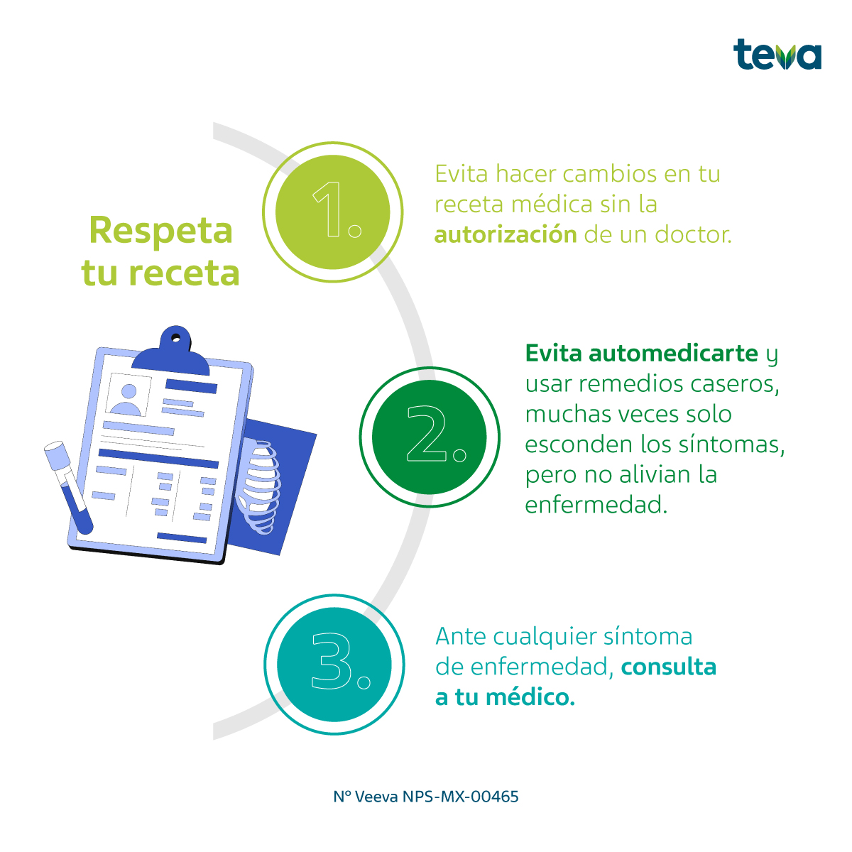 TevaMexico's tweet photo. #RespetaTuReceta y no te arriesgues, cuida de tu salud , sigue la prescripción de tu médico.
#TevaMéxico #UnidosParaUnaMejorSalud https://t.co/bpKrSxSsPE