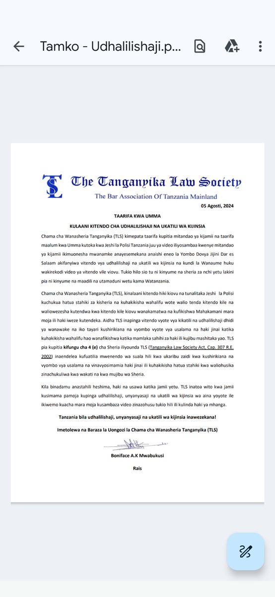 gastonation_'s tweet photo. Thanks TLS for condemning the sexual abuse, violence, harassment and gang rape. S.4 (e) applied https://t.co/jVaM6xth8U