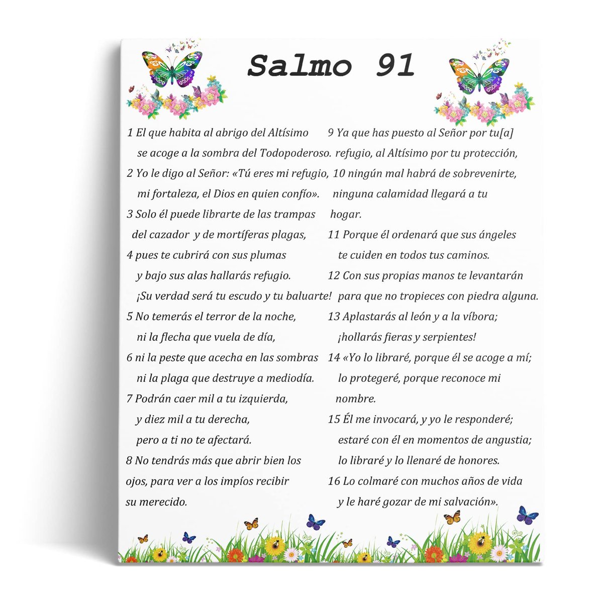 Este es el SALMO 91 que se debe leer y memorizar cuando estés en proceso de desparasitación, tratándote alguna dolencia o enfermedad.