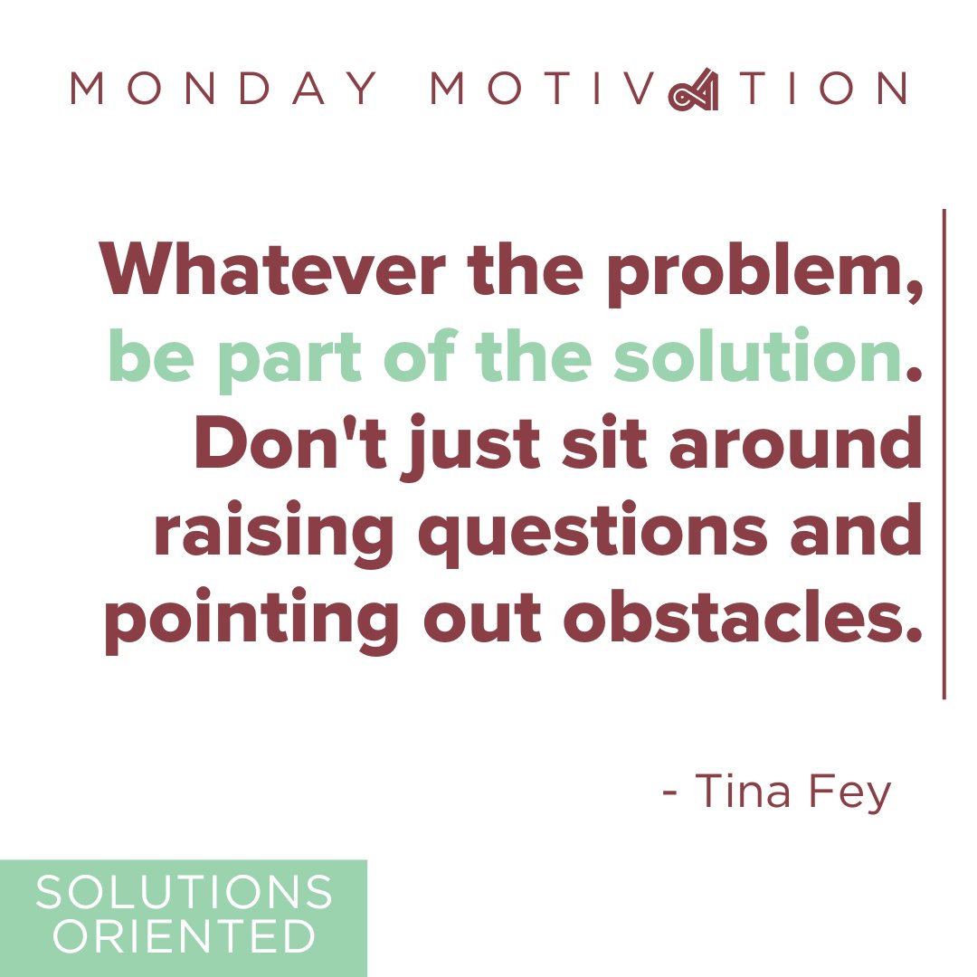 BELAYFinancial's tweet image. For the month of August, our Monday Motivation quotes will all focus on the theme of being #SolutionsOriented—one of Accountfully’s Core Values.
.
.
.
.
#accountfully #outsourcedaccounting #modernaccounting #mondayinspo #mondaymotivation #tinafey #problemsolver #takeaction