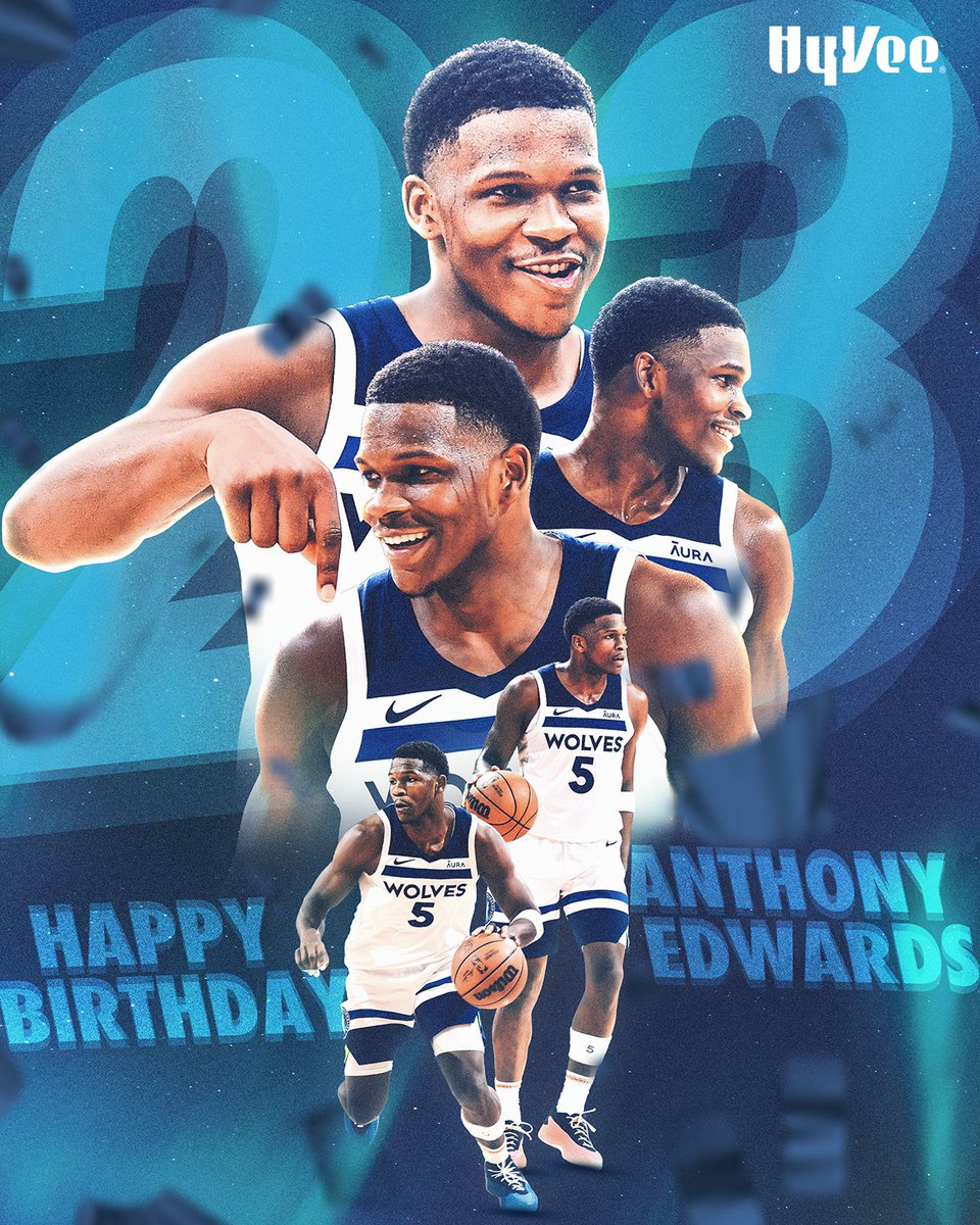 Timberwolves's tweet photo. HBD ANT 🥳 https://t.co/JofOy58g0m