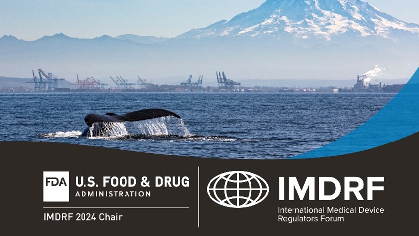 FDADevices's tweet photo. Register Now: Starting on Sept. 16, 2024, the @US_FDA will host the 26th Session of the International Medical Device Regulators Forum (IMDRF). Attend this free event virtually or in-person in Seattle, WA. https://t.co/ycLu2l5GrV https://t.co/mzBmZ2X8WK