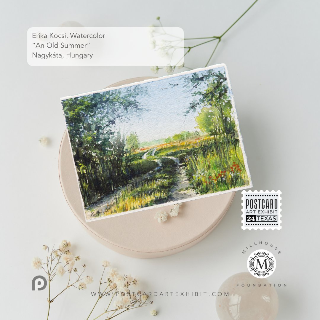 PAEartforacause's tweet photo. This lovely art card arrived in support of @millhousemck - This year we are about artists supporting artists in #postcardartexhibit24! Thank you, Erika Kocsi @kocsi_erika Follow @millhousemck #postcardartexhibit #artistssupportingartists #artforacause #artistshelpingartists https://t.co/Zmts382Yb4